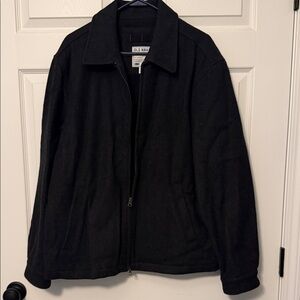 Old Navy Black Full-Zip Collared Jacket